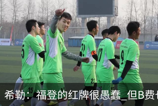 希勒：福登的红牌很愚蠢 但B费也应该被红牌罚下，如果罚就都得罚